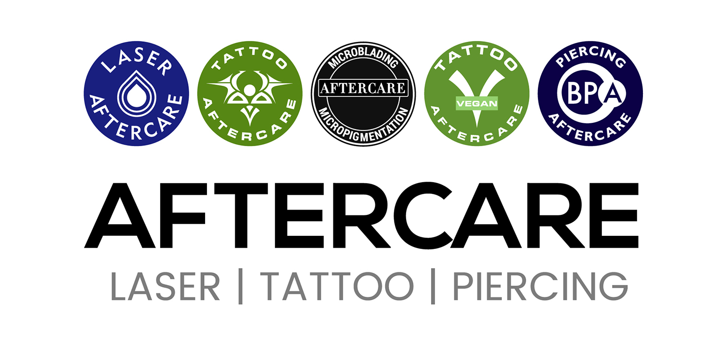 Tattoo Aftercare® BPA Piercing Aftercare® Laser Aftercare® - UK's 1st skin care range recommended by professionals worldwide.
